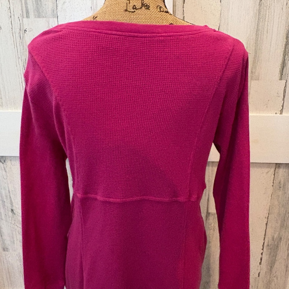 WOMAN WITHIN THERMAL DRESS 14/16W- RASPBERRY - Picture 6 of 8